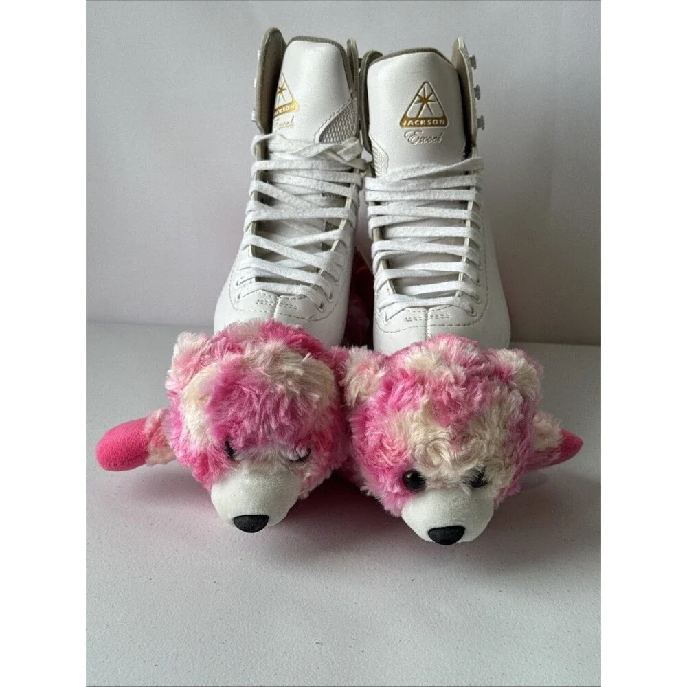 Jackson Excel Figure Ice Skates Mark II 1291 White Kids Size 3.5C - Picture 12 of 16